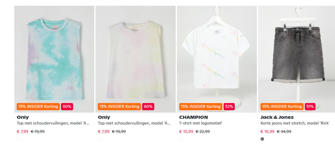 15% extra korting op de sale tot 75% bij Peek & Cloppenburg