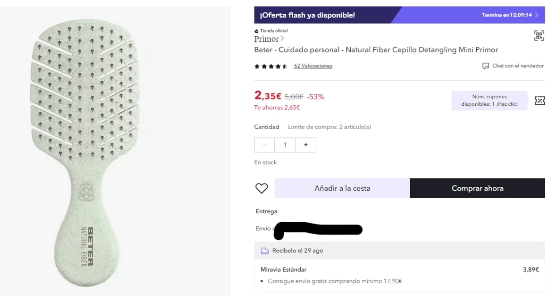 Envío gratis sin minimo compra Miravia super chollazos