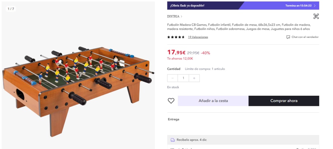 Pelota Futbolín 29 Mm 6 Unidades con Ofertas en Carrefour