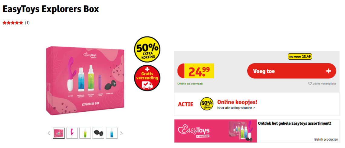 Easytoys Explorers Box voor €12,49 bij Kruidvat