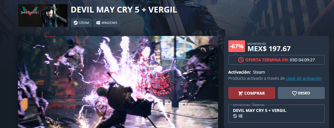 DEVIL MAY CRY 5 + VERGIL - PC - Compre na Nuuvem