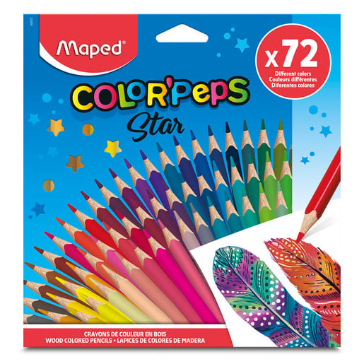 Pack 72 Lápices de Colores Maped a $197 en Office Depot