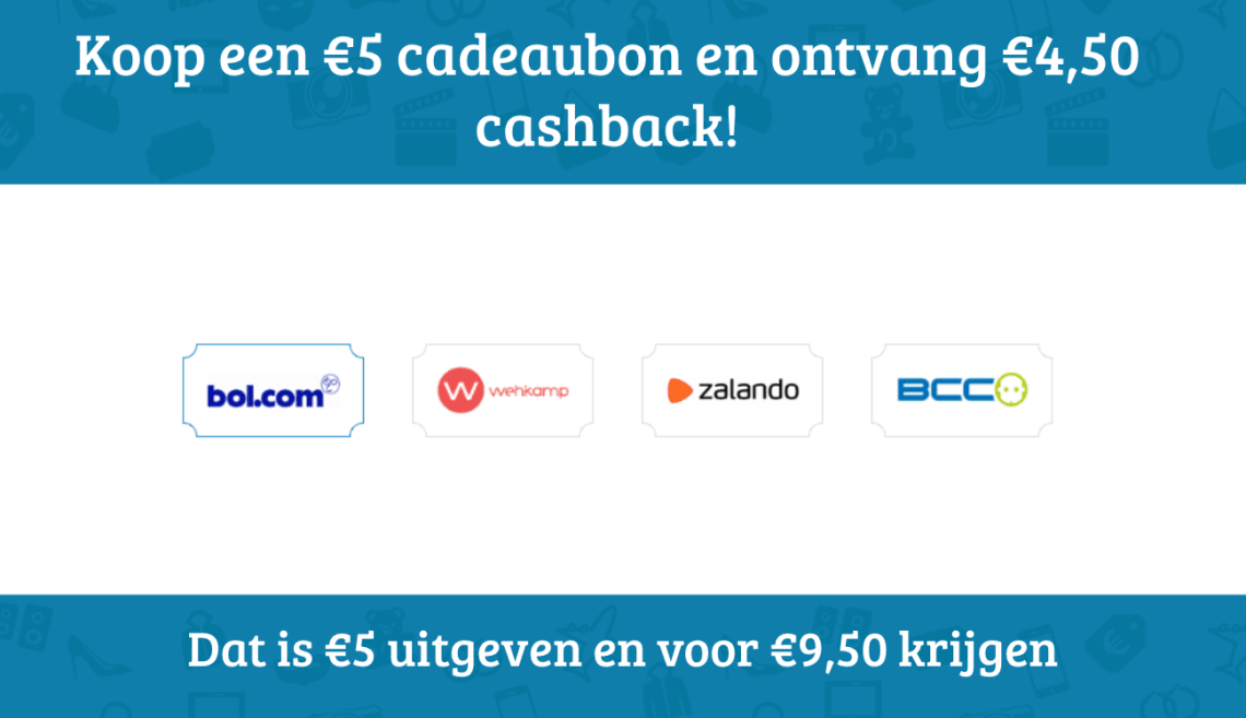 GRATIS GELD] Koop een cadeaubon (oa bol.com) en ontvang minimaal €4,39  welkomstbonus