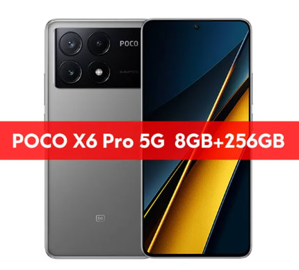 POCO X6 Pro 5G 8/256GB Gris Libre