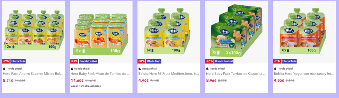 Hasta 30% descuento + Mochila gratis Marvel por compra productos Hero Baby