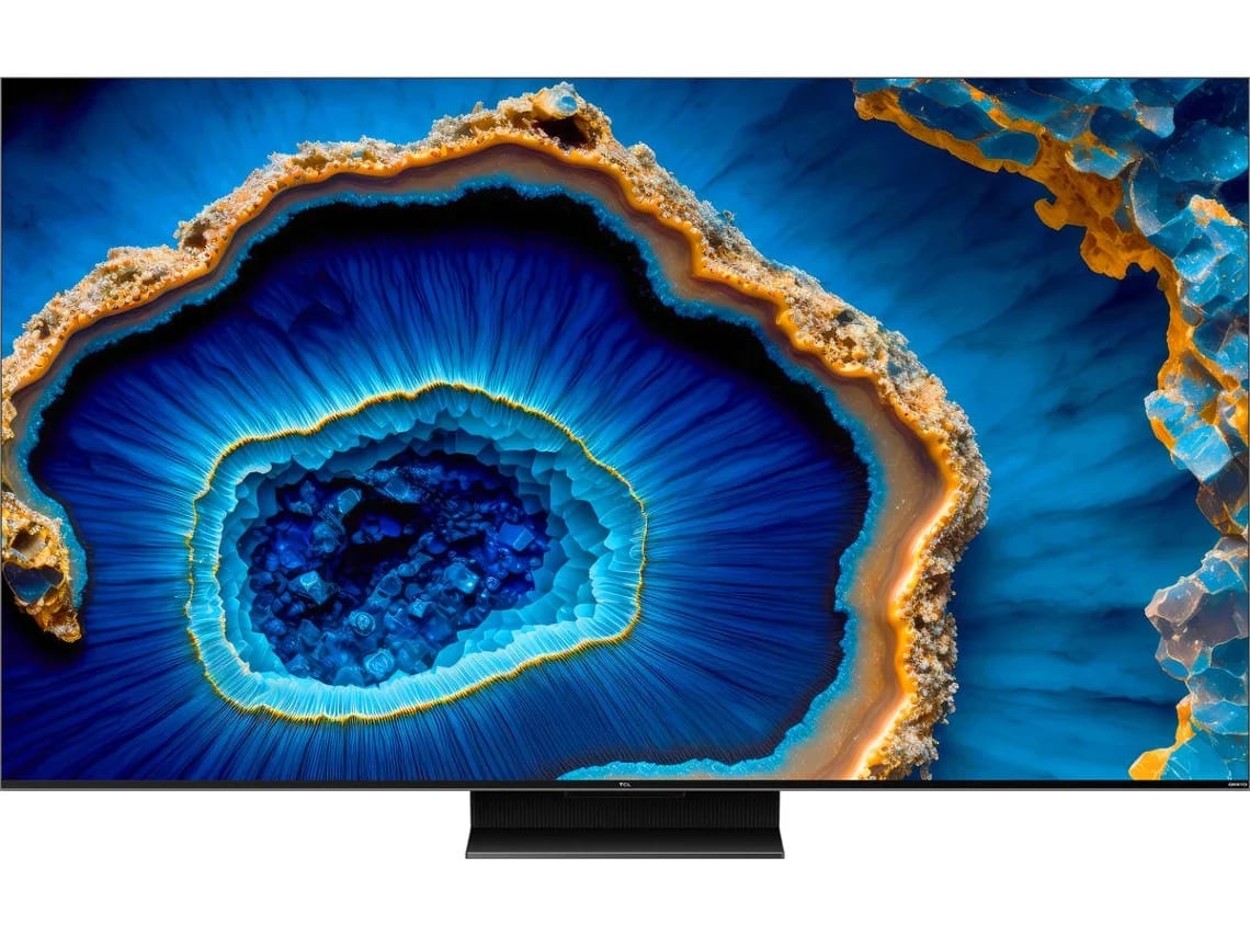TV Mini LED 65" TCL 65C805, QLED 4K, 144Hz Motion Clarity Pro por 619€