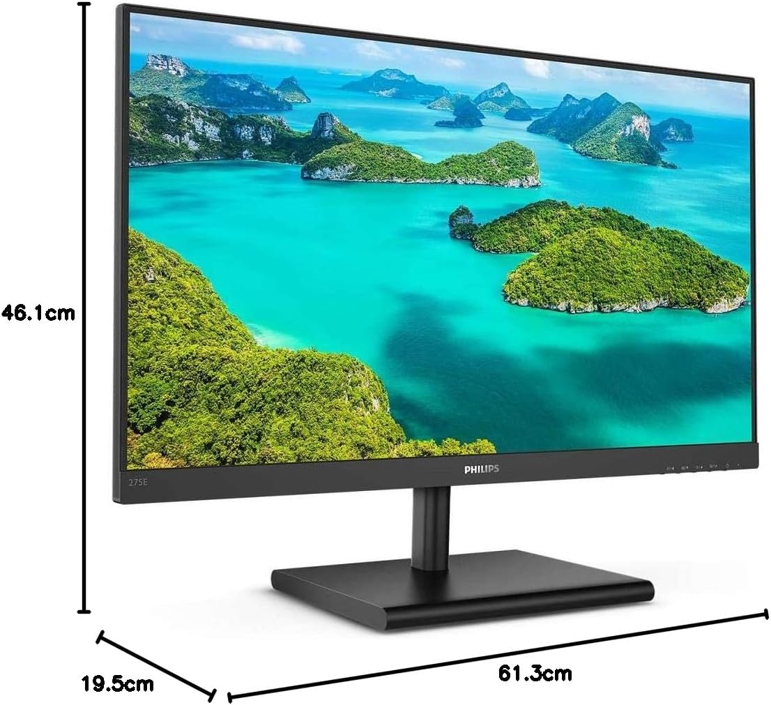 Philips E-Line E1 275E1S/00 27" Quad HD IPS monitor voor €129 bij Amazon