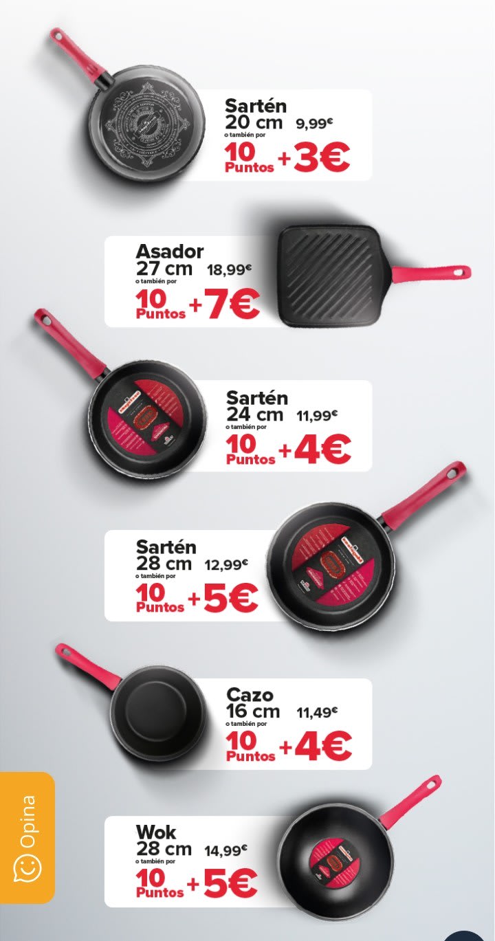 Carrefour Ciudad Real - Gama de sartenes Magefesa Vitrinor desde 6,50€ solo  en Carrefour Ciudad Real.