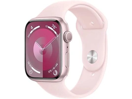 Apple Watch Series 9 41mm Roze (Roze Siliconenband M/L) voor €319 bij de Mediamarkt