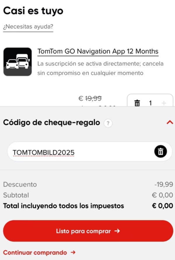 TomTom Go Navigation Gratis