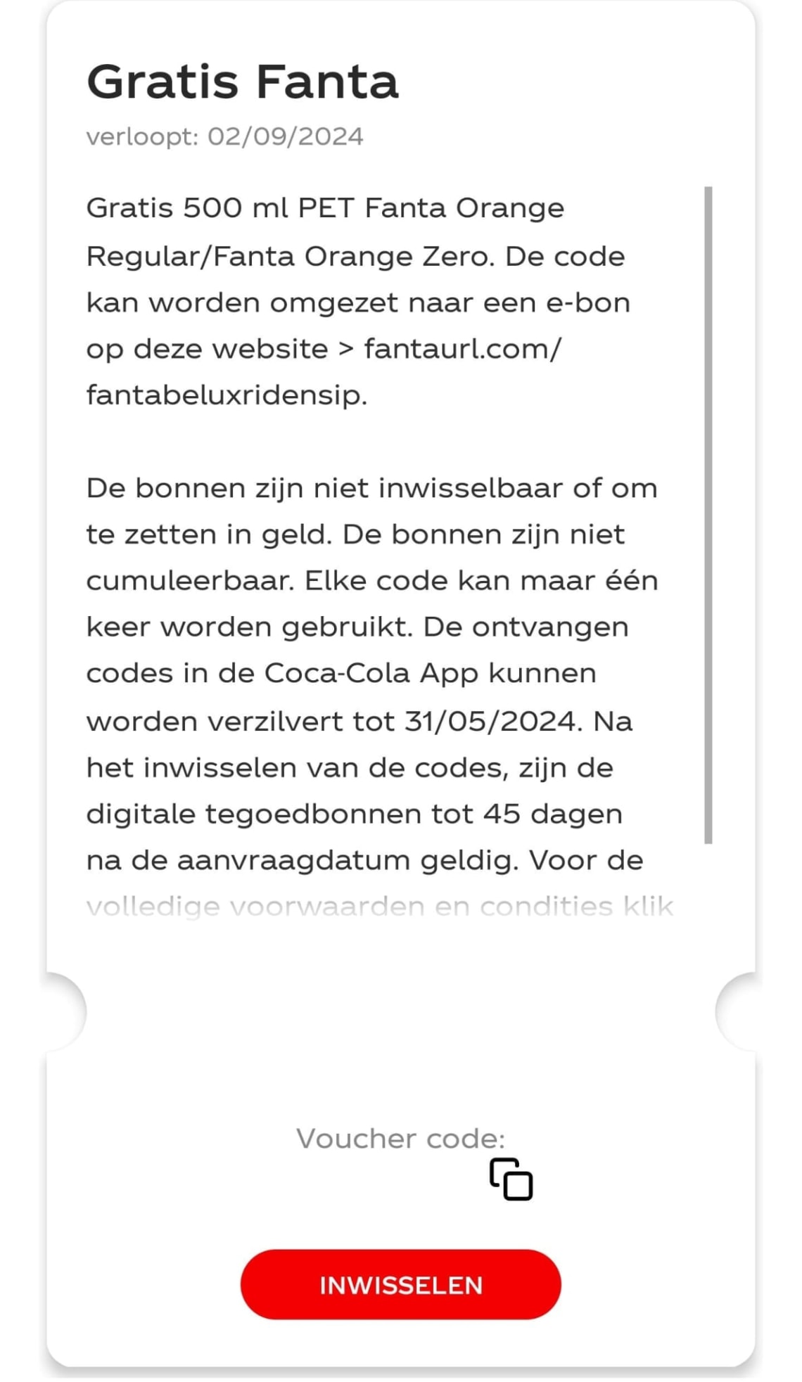 Gratis flesje Fanta 500 ml via de Coca Cola app