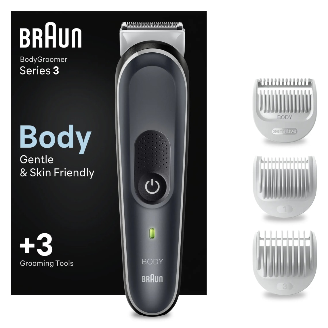 Braun Series 3 BG3340 recortadora corporal con tecnología SkinShield por 13.21€