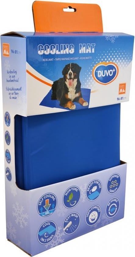 Duvo+ Koelmat Blauw XXL 120x80 voor €16,59 bij Bol.com