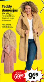 Alle Kortingscodes en Aanbiedingen op een pagina! SpyDeals Teddy winterjas dames 9,99 kruidvat alleen in de winkel