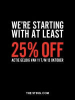 The Sting kortingscode ➤ 25% korting + 50% extra korting in The Sting kortingscode ➤ 25% korting + 50% extra korting in
