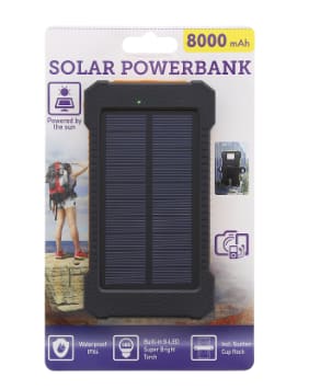 Solar powerbank 8000 voor