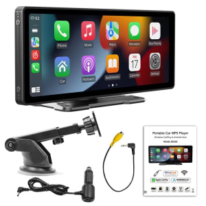 Pantalla de coche radio multimedia WIFI Carplay para Apple o Android por 47,51€