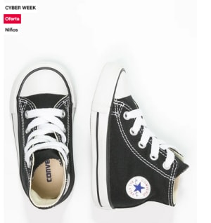 Friday Zapatillas CHUCK TAYLOR AS CORE altas solo 35,95€