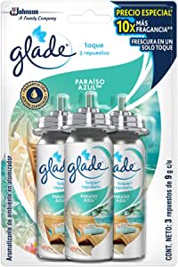 3 Repuestos Aromatizante Glade a $65 en Amazon