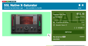 Plugin SSL Native X-Saturator por 12,10€