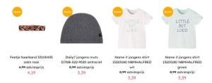10% extra korting op alle zomeritems met 40% korting van bv Name it, Koko Noko en meer bij Kixx