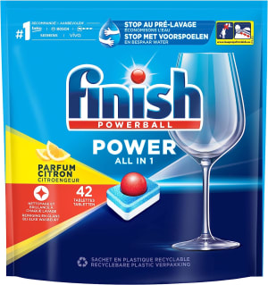 Finish All-In-1 42 Tabs Power And Pure 210 stuks voor €9,89 bij Amazon