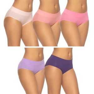Pack de 5 Black and Bow Ropa interior por 287 en Costco