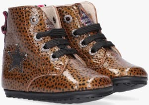 Shoesme hoge shiny bronzen babybootie voor €19,45 bij Omoda