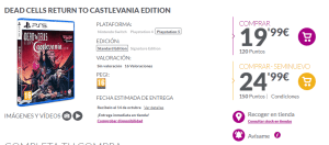 Videojuego Dead Cells Return to Castlevania Edition PS4 y PS5 por 19,99€