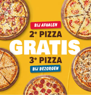 verwennen Zachte voeten inhalen Domino's Pizzaweek 2e pizza gratis bij afhalen en 3e pizza gratis bij  bezorgen