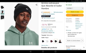 Under Armour Halftime Cuff -Gorro Hombre Punto. Por 11,95€