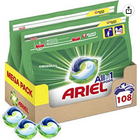 Detergente Ariel Pods + UNstoppables Cápsulas (40 unidades) 