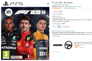 F1 23 voor €17 bij Amazon