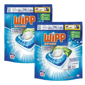 Pack 2 x 33 Capsulas de Wipp Express Power Caps por 6.44€