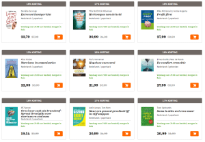 Tot 17% korting op 15 geselecteerde boeken bij Managementboek