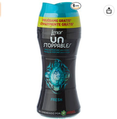 Lenor UNstoppables Perlas de Perfume para la Ropa 90 Lavados (6 x 210 gr)  Fragancia Fresh