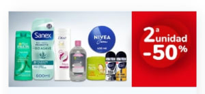 Segunda Unidad al -50% en Perfumería desde Carrefour.