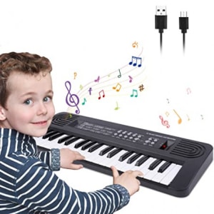 Temporizador Vergonzoso curso Teclado Electrónico 37 Teclas, Piano Niños por 9,99€