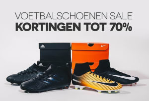 Stoffig Afzonderlijk Antarctica Tot 70% korting op voetbalschoenen van o.a. Nike en Adidas