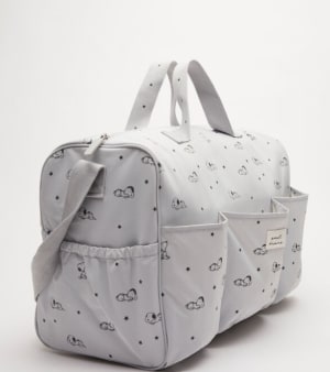 Bolso de maternidad gris dumbo