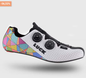 Zapatillas ciclismo de carretera con doble y suela de por 129€ en Luck