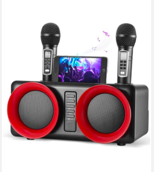 Premisa ventana Zapatos antideslizantes Karaoke profesional HD SEAAN altavoz con microfono por 106,16€