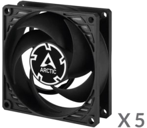 Arctic P8 PWM PST - Ventilatorhuis 5-pack - 80mm -voor €20,33 bij Nbb
