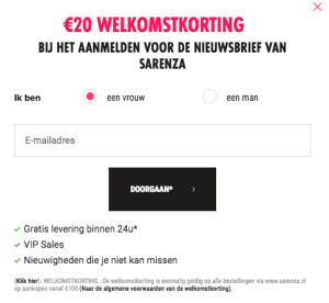 Mexico Cordelia Draak 20 euro welkomstkorting bij Sarenza