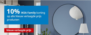 €10 extra IKEA Family korting op alle Nieuw verlaagde prijs producten