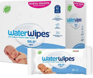 Pack x720 Toallitas Humedas WaterWipes - 12 paquetes x 60 und WATER WIPES