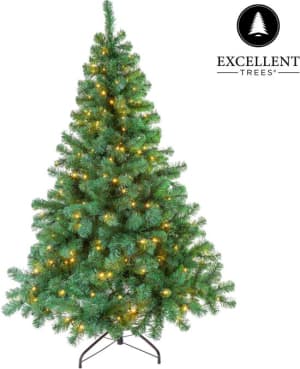 Kerstboom Excellent Trees LED Stavanger Green 150 cm met verlichting - Luxe  uitvoering - 250 Lampjes voor €