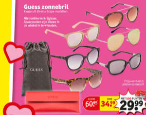 Guess zonnebril voor €29,99 +