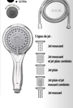 Promo Pommeau De Douche A LED chez Lidl