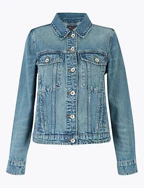 M S Indigo Ladies Denim Jacket for 11 at Marks Spencer